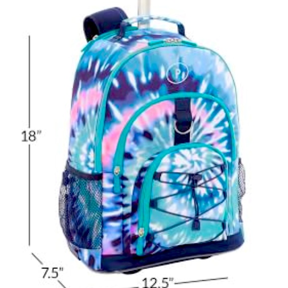 Pottery Barn Teen Rolling backpack. Only used one school year. - Picture 1 of 10